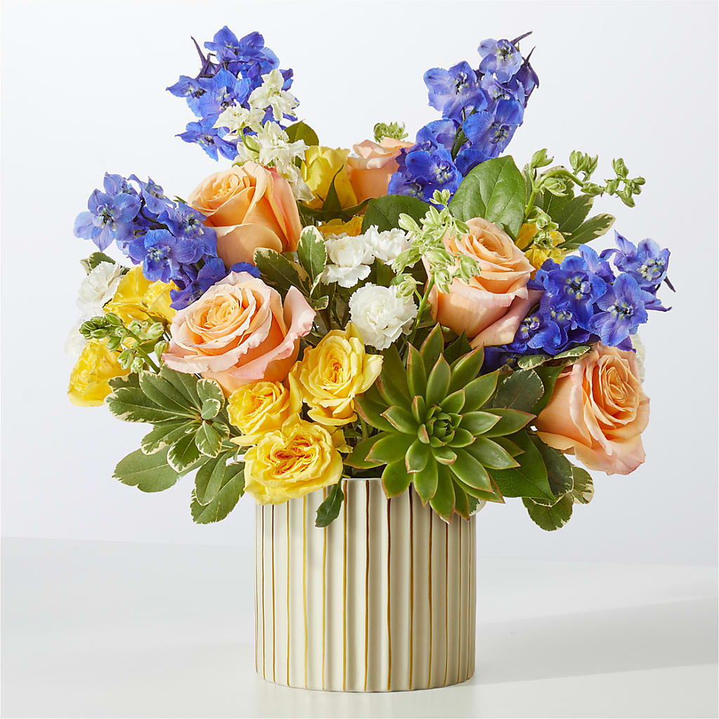 Cobalt Reverie Bouquet – MC SHANES FLORIST & GREENHOUSE INC, Belle Vernon PA