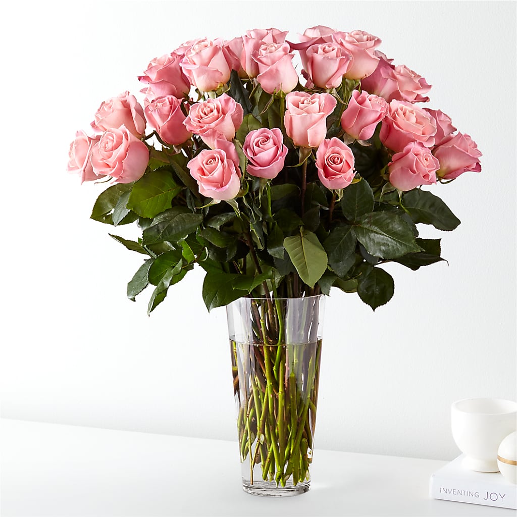 Long Stem Pink Rose Bouquet – MC SHANES FLORIST & GREENHOUSE INC, Belle Vernon PA