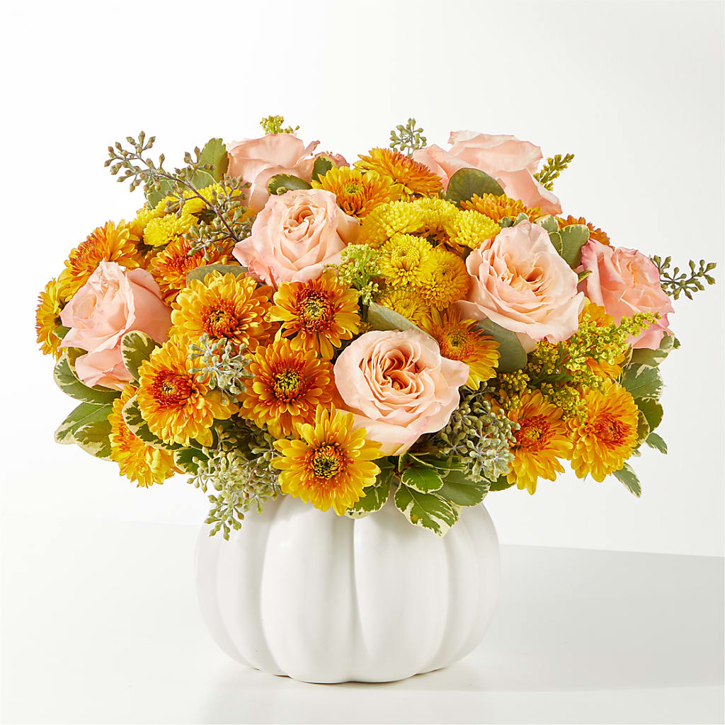 Peachy Pumpkin – MC SHANES FLORIST & GREENHOUSE INC, Belle Vernon PA