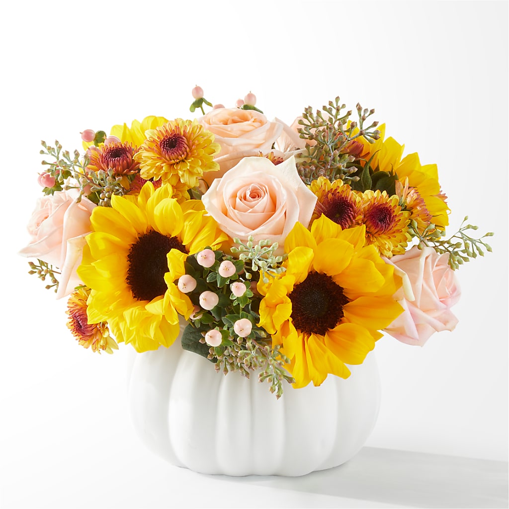 Pumpkin to Talk About Bouquet – MC SHANES FLORIST & GREENHOUSE INC, Belle Vernon PA