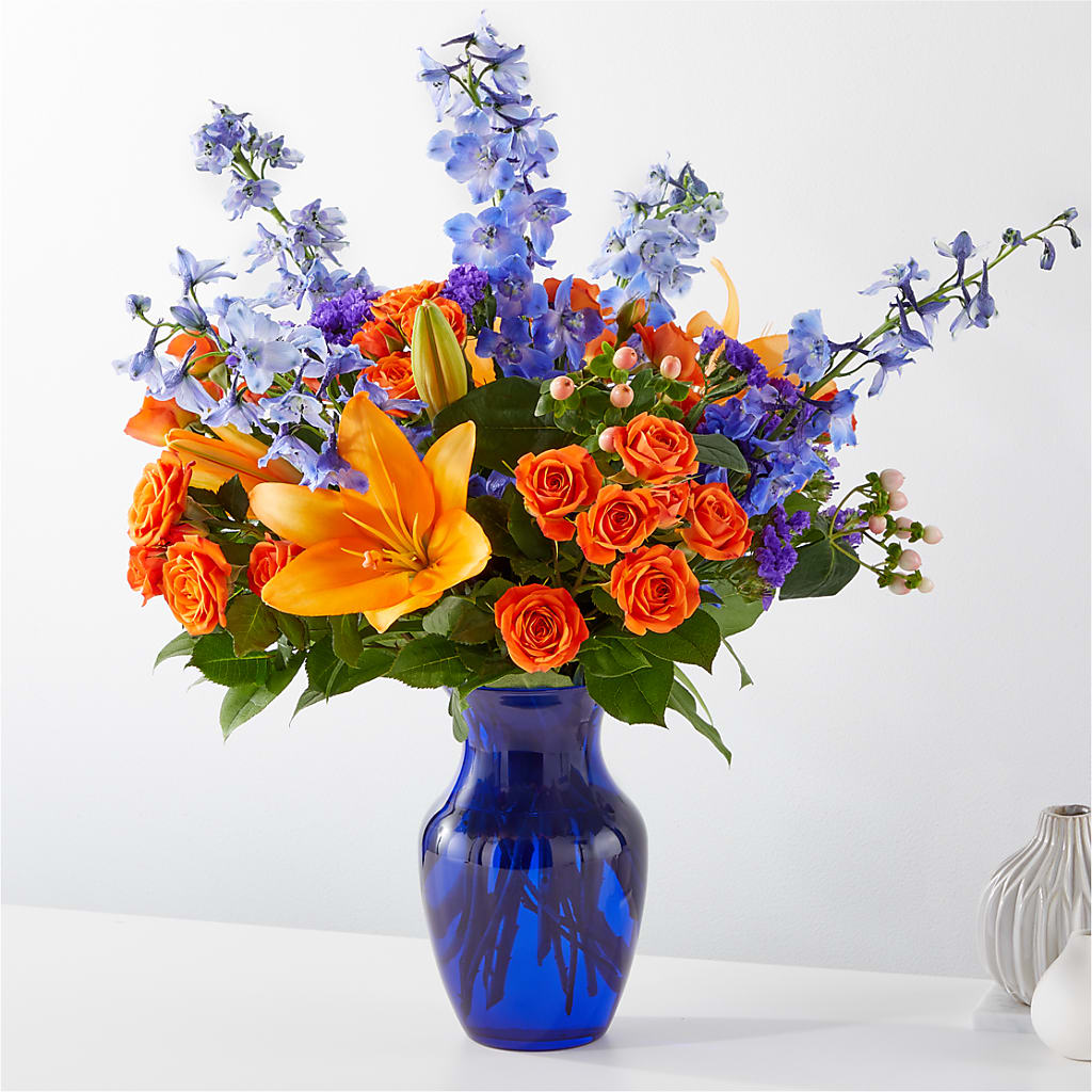 Radiant Citrus Bouquet – MC SHANES FLORIST & GREENHOUSE INC, Belle Vernon PA