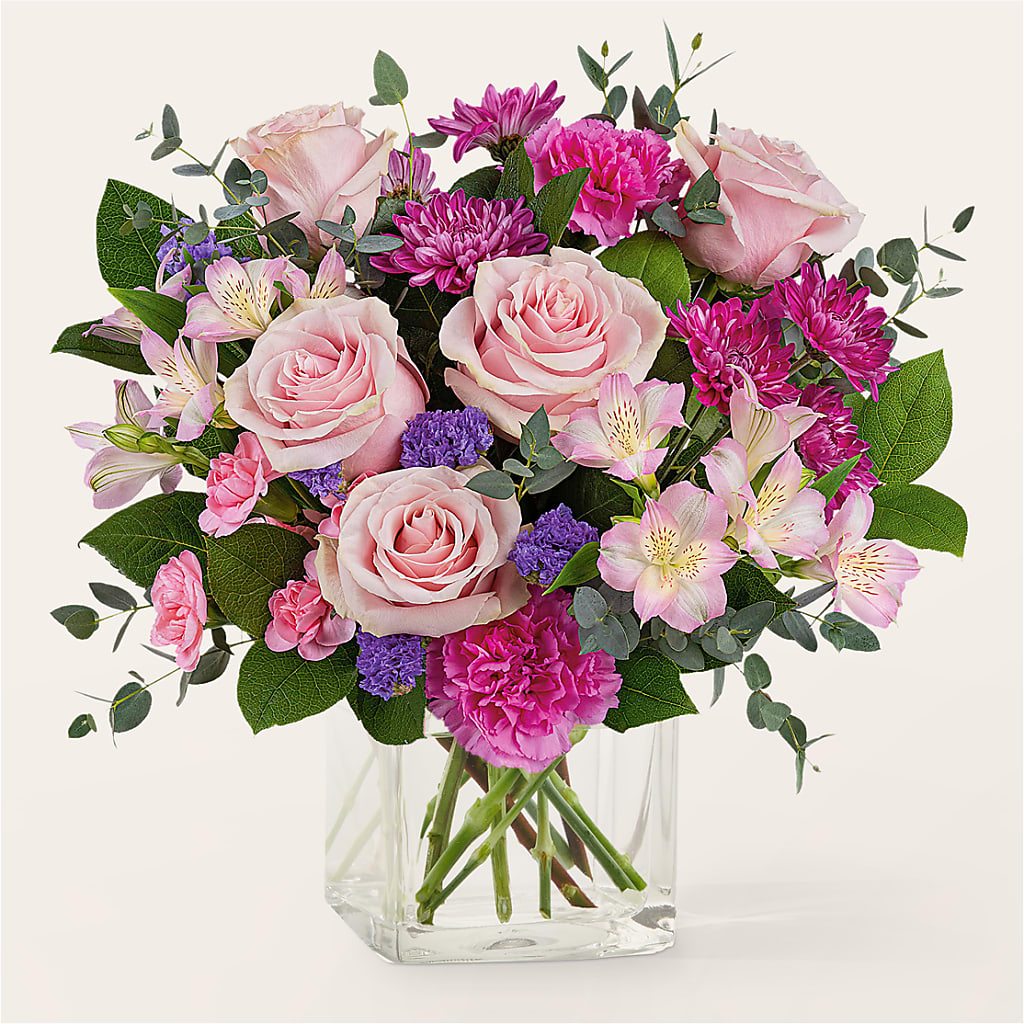 Rosy Radiance Bouquet – MC SHANES FLORIST & GREENHOUSE INC, Belle Vernon PA