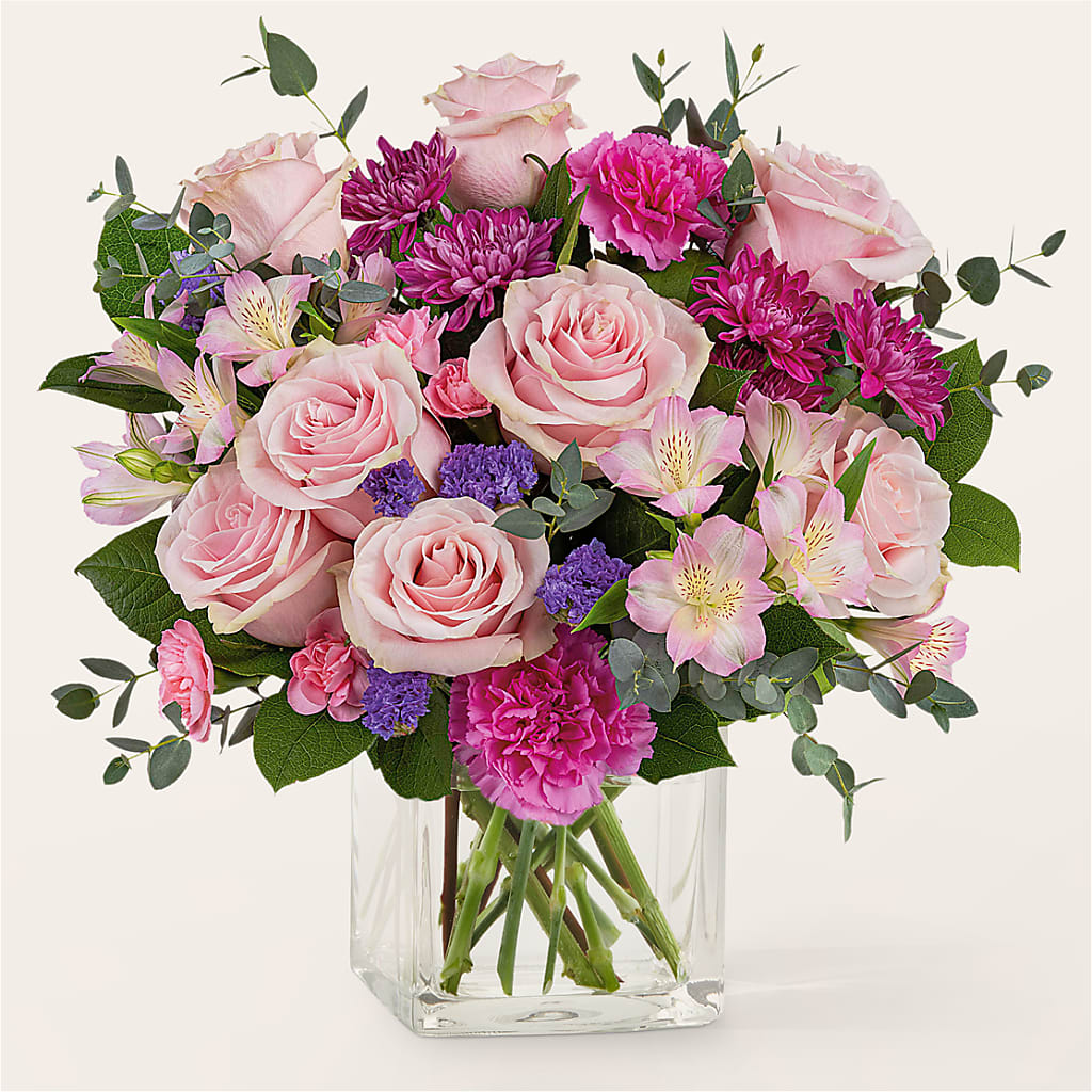 Rosy Radiance Bouquet – MC SHANES FLORIST & GREENHOUSE INC, Belle Vernon PA