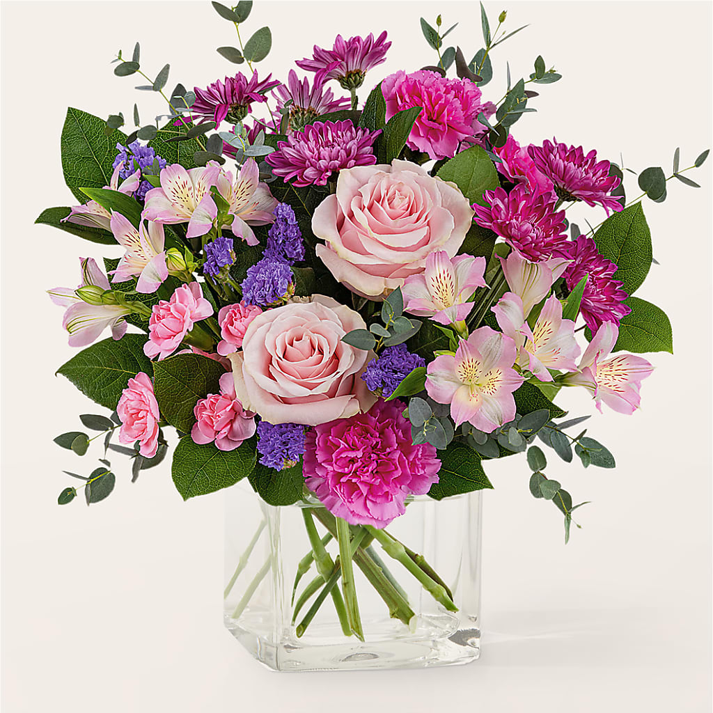 Rosy Radiance Bouquet – MC SHANES FLORIST & GREENHOUSE INC, Belle Vernon PA