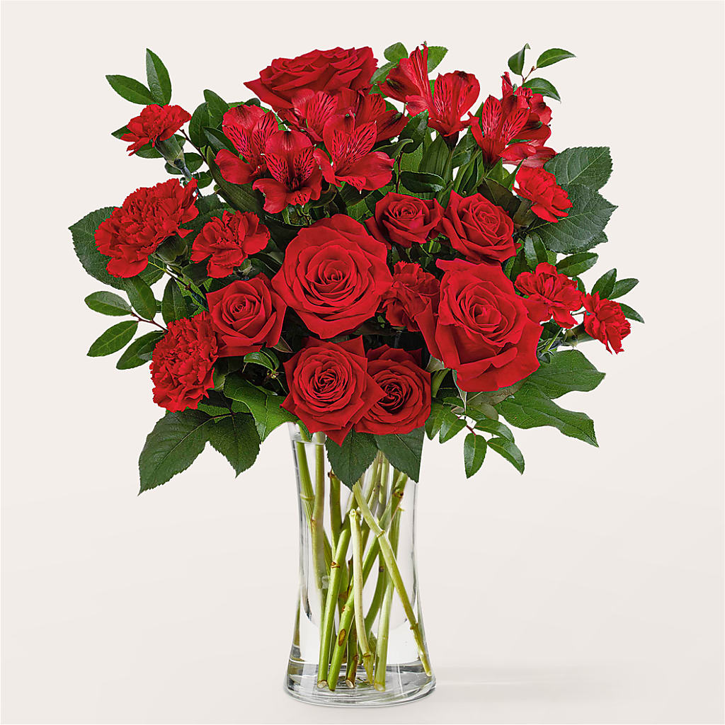 Brilliant Ruby Bouquet – MC SHANES FLORIST & GREENHOUSE INC, Belle Vernon PA