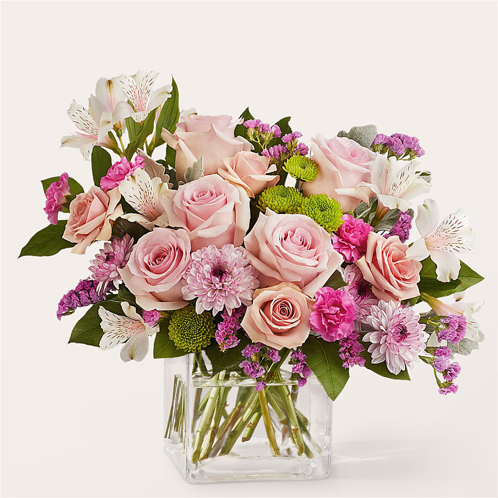 Pink Suede Bouquet – MC SHANES FLORIST & GREENHOUSE INC, Belle Vernon PA