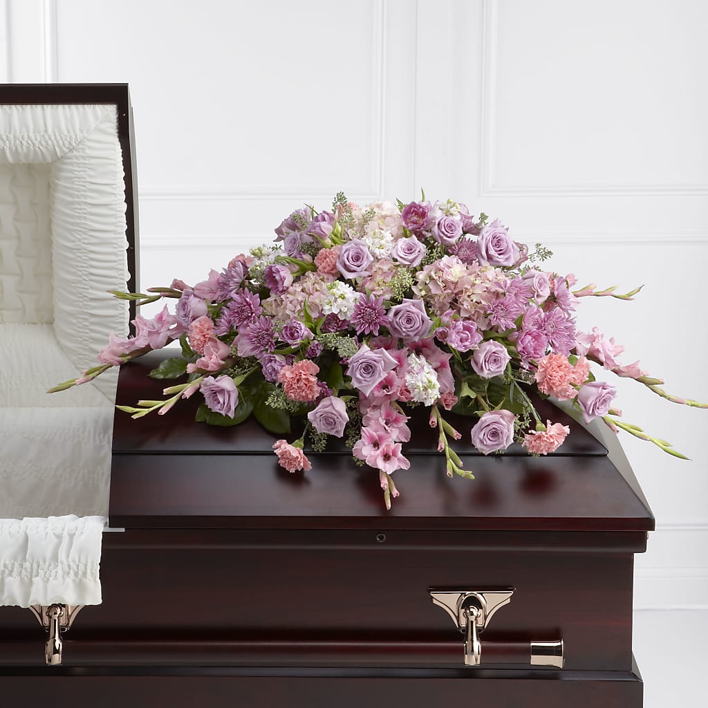 Immorata Casket Spray – MC SHANES FLORIST & GREENHOUSE INC, Belle Vernon PA