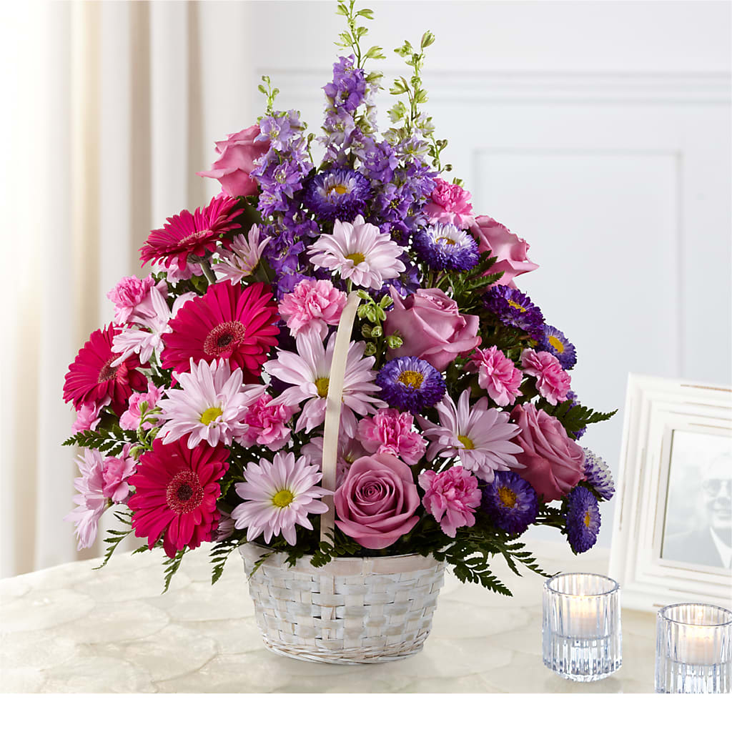 Pastel Peace Basket – MC SHANES FLORIST & GREENHOUSE INC, Belle Vernon PA