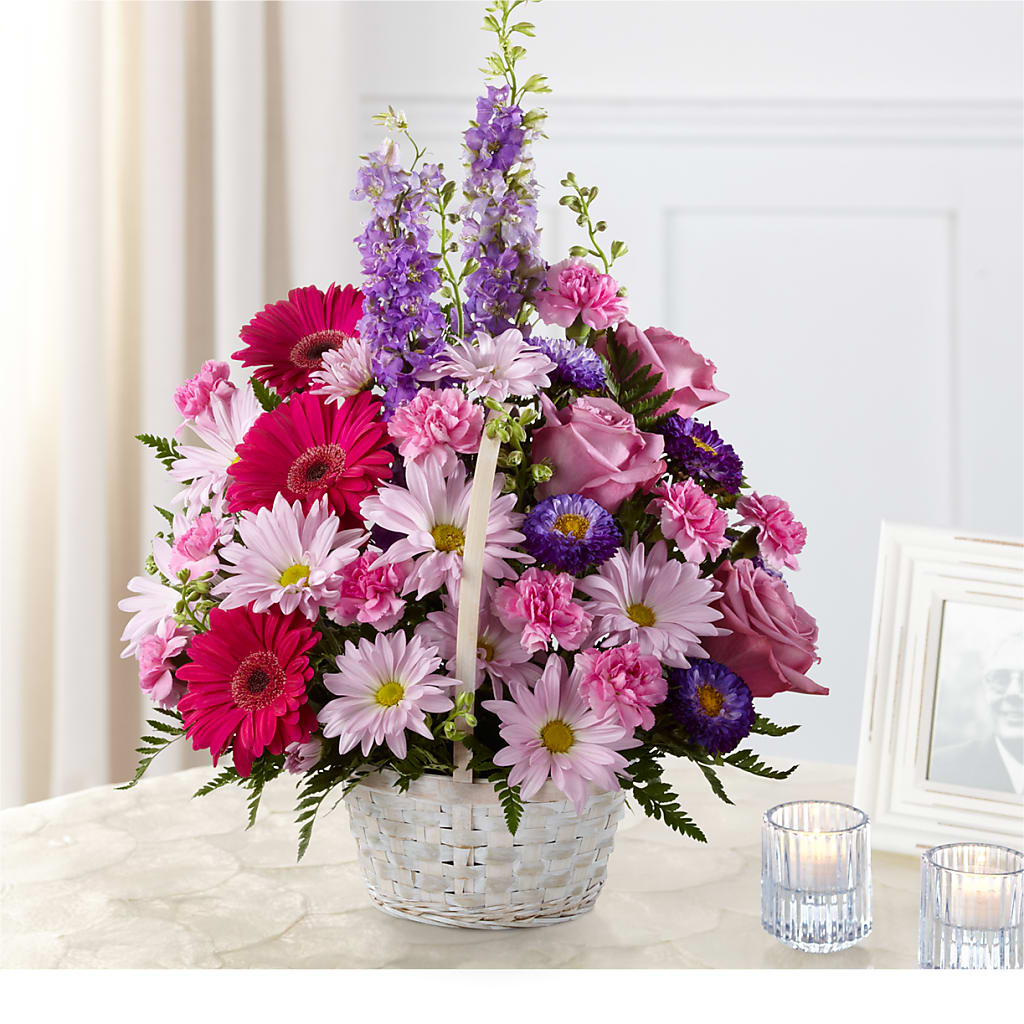 Pastel Peace Basket – MC SHANES FLORIST & GREENHOUSE INC, Belle Vernon PA