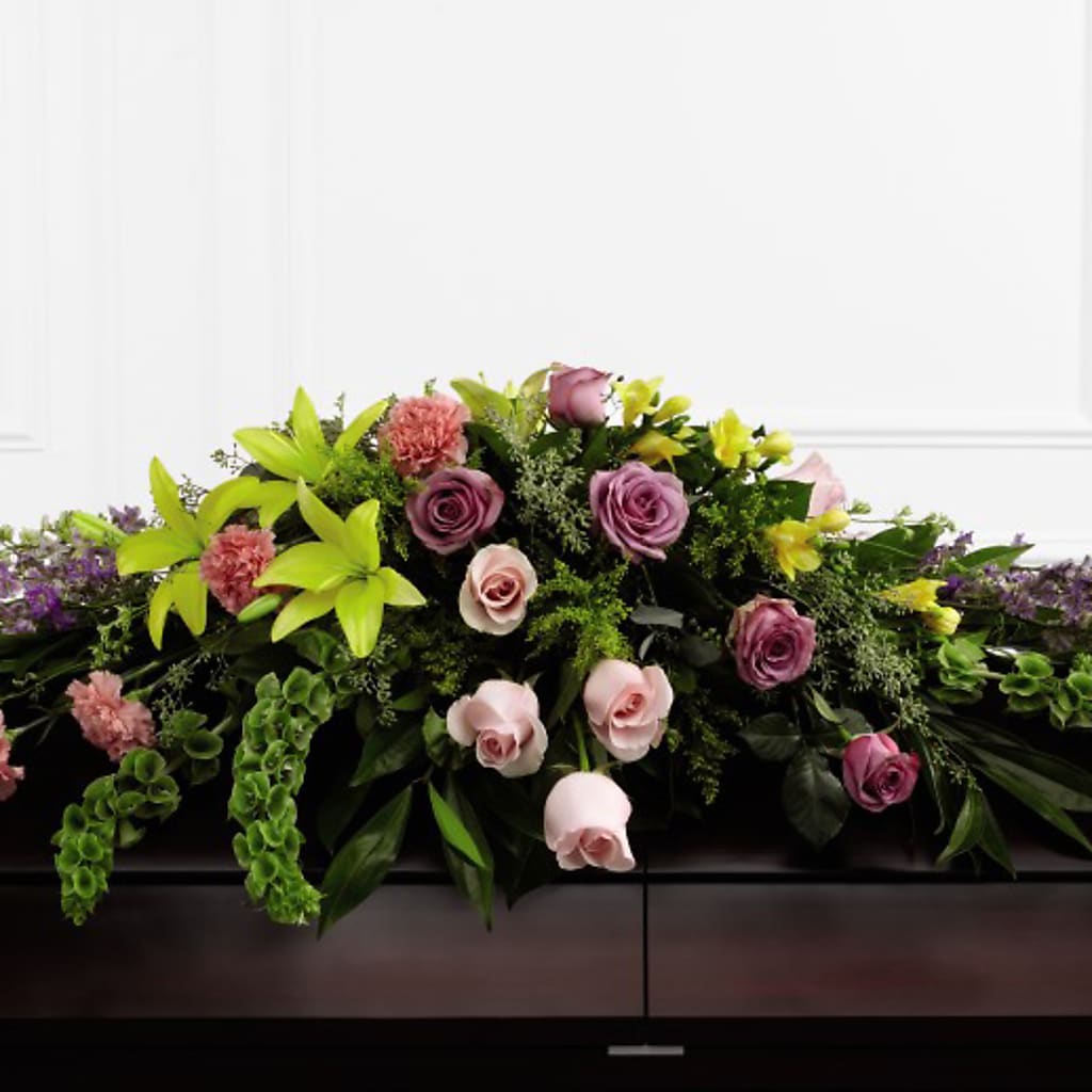 Forever Beloved Casket Spray – MC SHANES FLORIST & GREENHOUSE INC, Belle Vernon PA