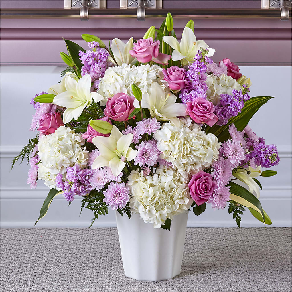 Heaven Sent Floor Basket – MC SHANES FLORIST & GREENHOUSE INC, Belle Vernon PA