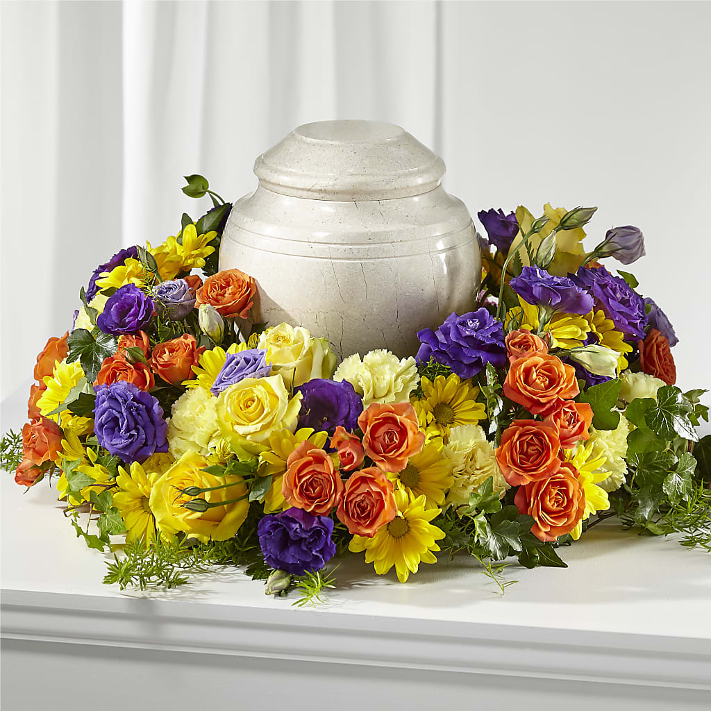 Blossoms of Remembrance Cremation Adornment – MC SHANES FLORIST & GREENHOUSE INC, Belle Vernon PA