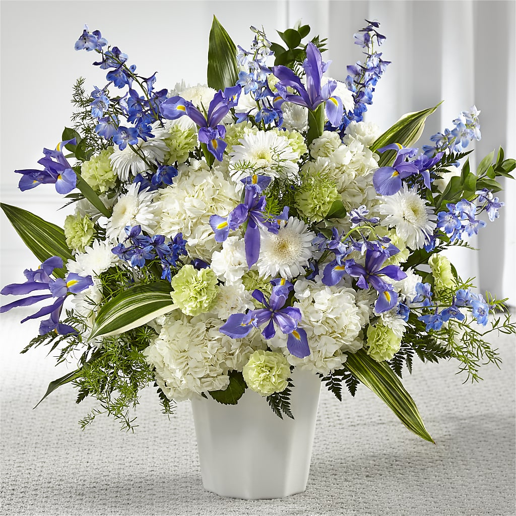 Soft Serenity Floor Basket – MC SHANES FLORIST & GREENHOUSE INC, Belle Vernon PA
