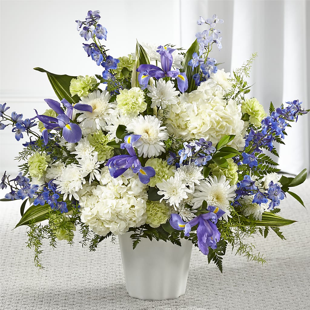 Soft Serenity Floor Basket – MC SHANES FLORIST & GREENHOUSE INC, Belle Vernon PA