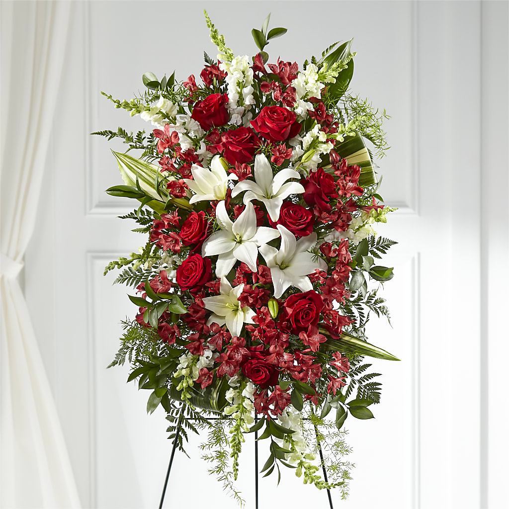 Everlasting Memory Standing Spray – MC SHANES FLORIST & GREENHOUSE INC, Belle Vernon PA