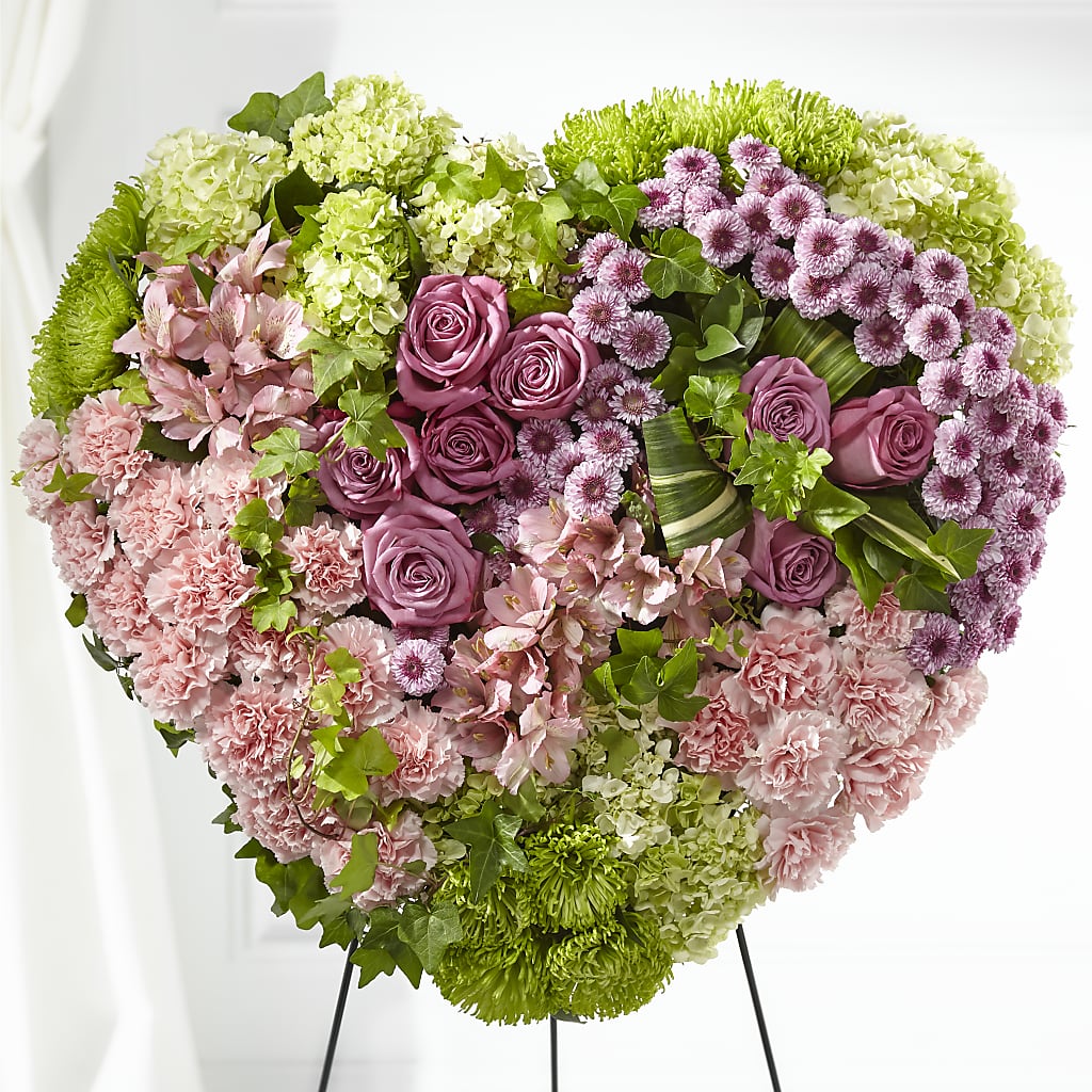 Heartwarming Standing Heart – MC SHANES FLORIST & GREENHOUSE INC, Belle Vernon PA
