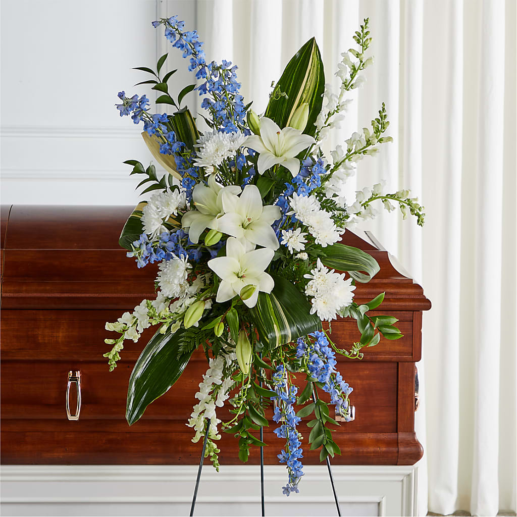 Eternal Impressions Standing Spray – MC SHANES FLORIST & GREENHOUSE INC, Belle Vernon PA