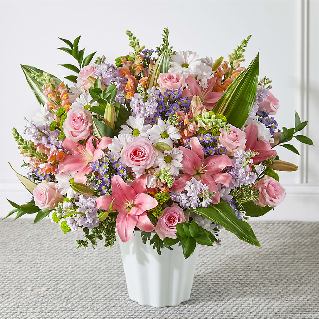 Abundant Compassion Floor Basket – MC SHANES FLORIST & GREENHOUSE INC, Belle Vernon PA