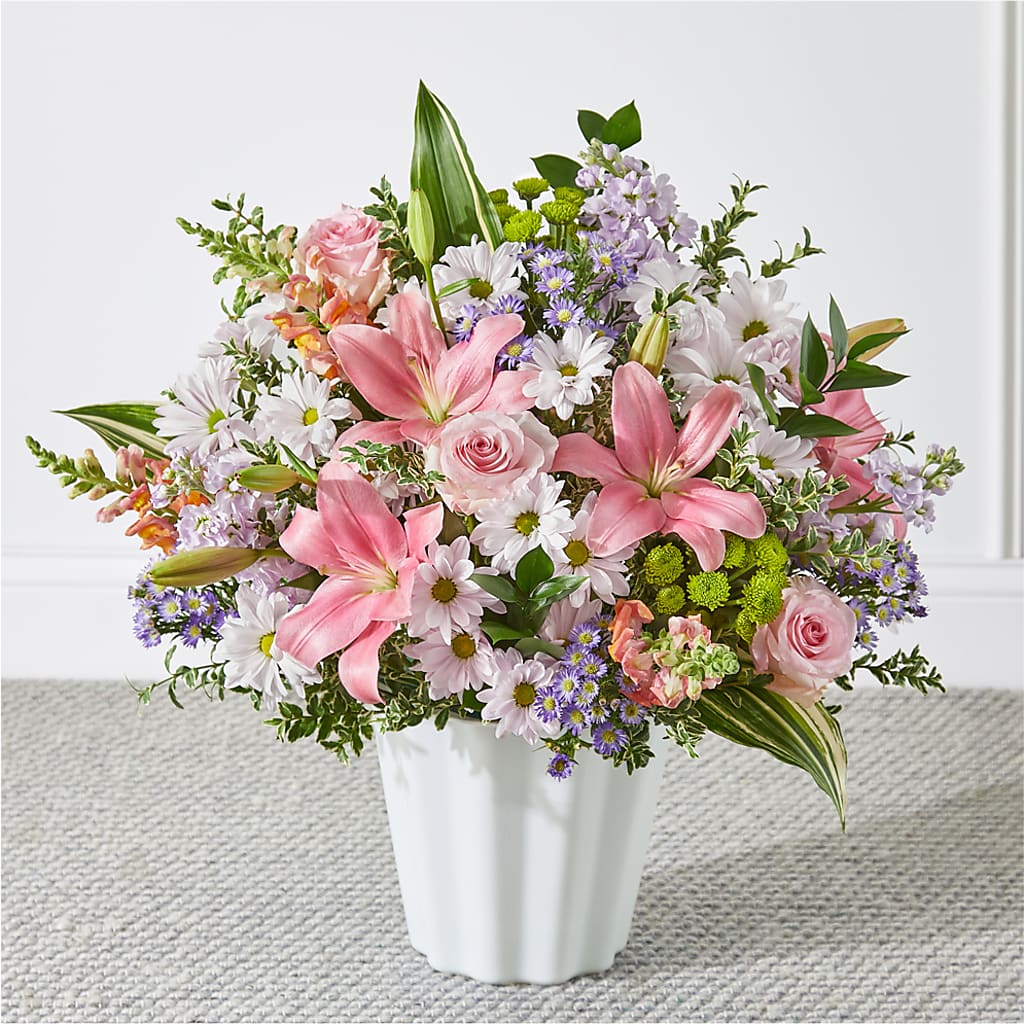 Abundant Compassion Floor Basket – MC SHANES FLORIST & GREENHOUSE INC, Belle Vernon PA