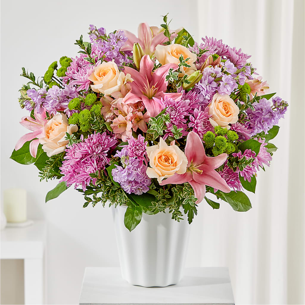 Supportive Embrace Tabletop Basket – MC SHANES FLORIST & GREENHOUSE INC, Belle Vernon PA