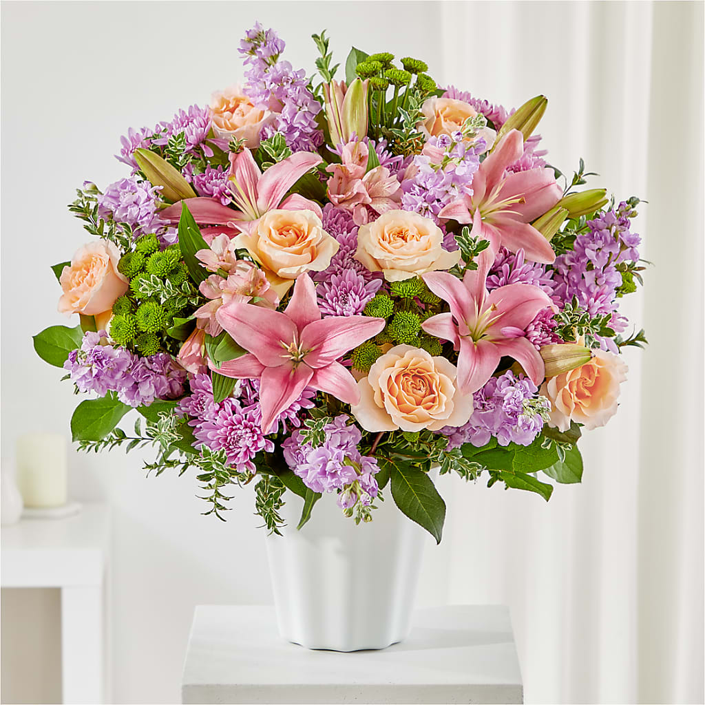 Supportive Embrace Tabletop Basket – MC SHANES FLORIST & GREENHOUSE INC, Belle Vernon PA