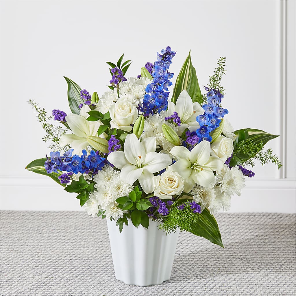 Take Comfort Floor Basket – MC SHANES FLORIST & GREENHOUSE INC, Belle Vernon PA