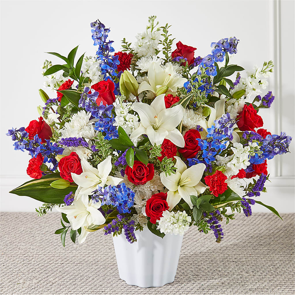 Consoled Floor Basket – MC SHANES FLORIST & GREENHOUSE INC, Belle Vernon PA
