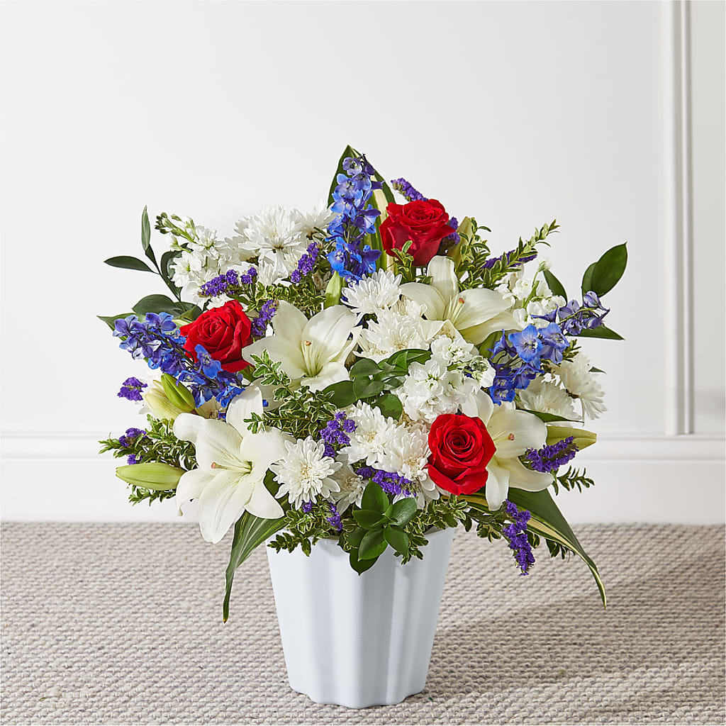 Consoled Floor Basket – MC SHANES FLORIST & GREENHOUSE INC, Belle Vernon PA