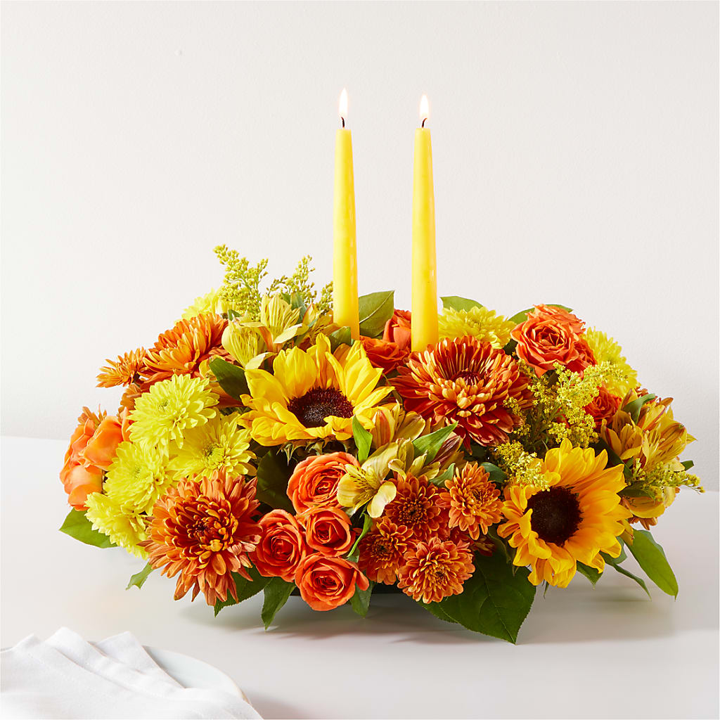 Autumn Harmony Centerpiece – MC SHANES FLORIST & GREENHOUSE INC, Belle Vernon PA