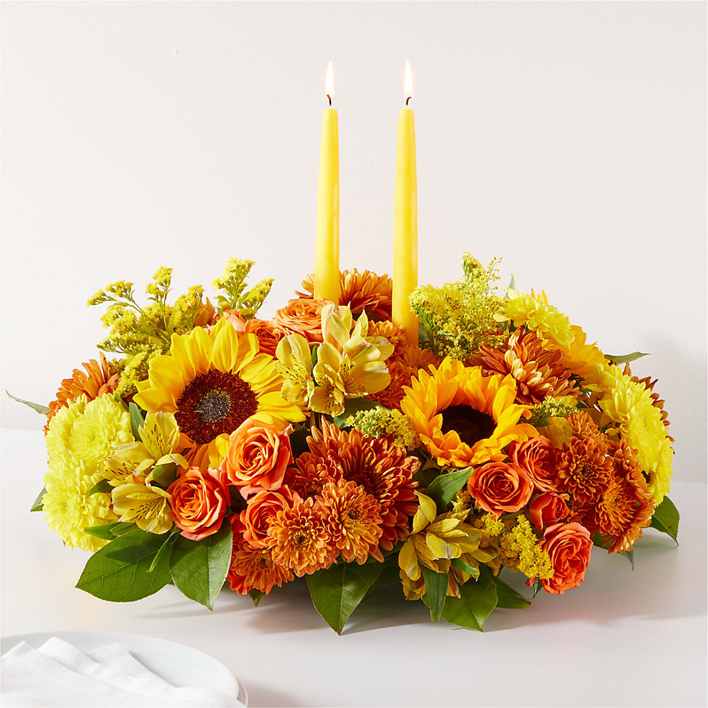 Autumn Harmony Centerpiece – MC SHANES FLORIST & GREENHOUSE INC, Belle Vernon PA