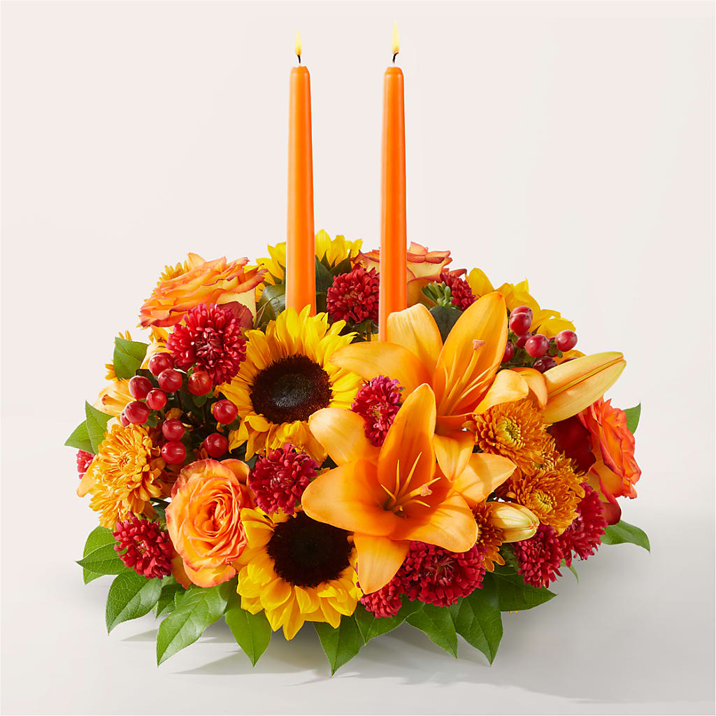 Grateful Centerpiece – MC SHANES FLORIST & GREENHOUSE INC, Belle Vernon PA