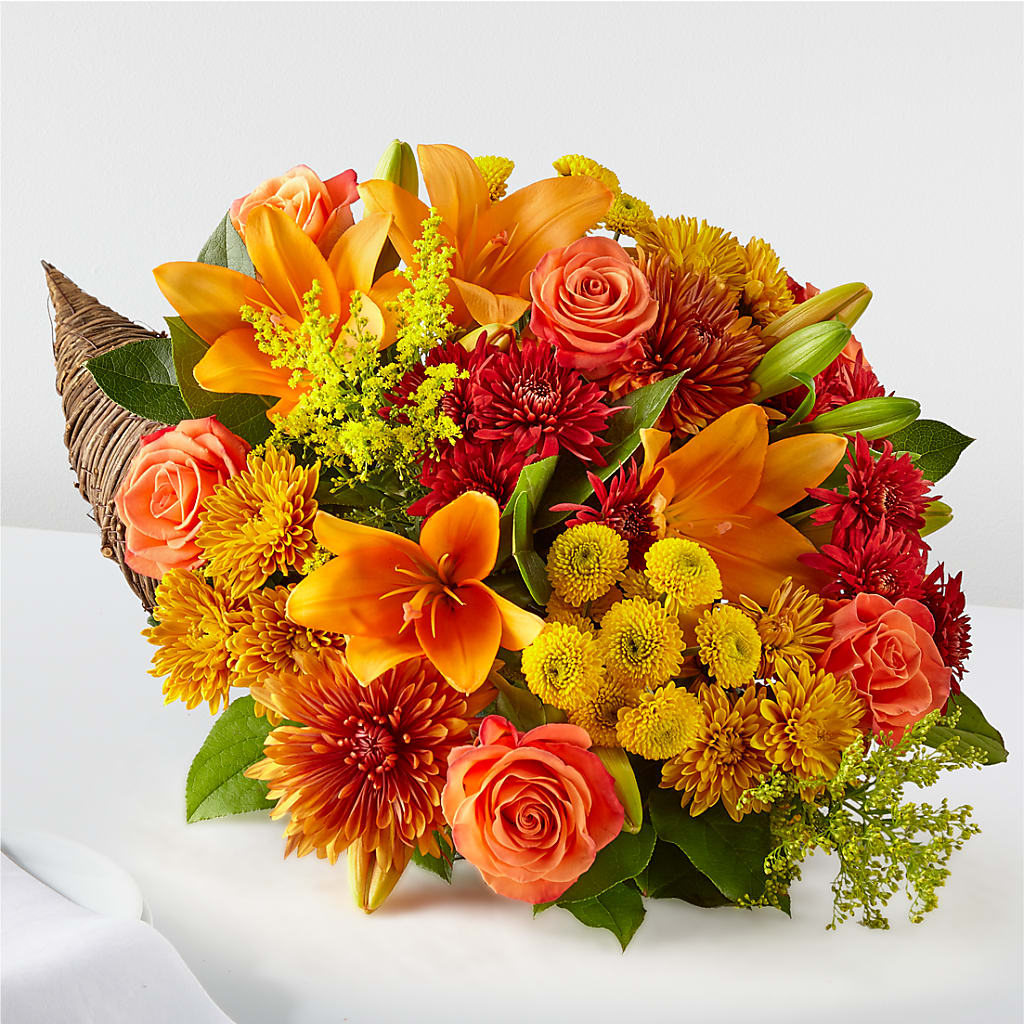 Feast of Color Cornucopia – MC SHANES FLORIST & GREENHOUSE INC, Belle Vernon PA
