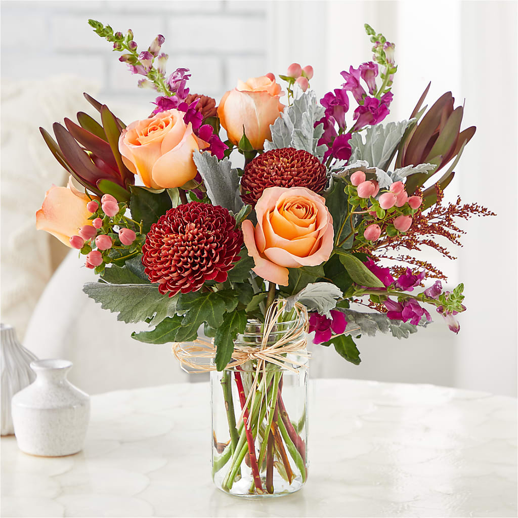Moody Hues Bouquet – MC SHANES FLORIST & GREENHOUSE INC, Belle Vernon PA