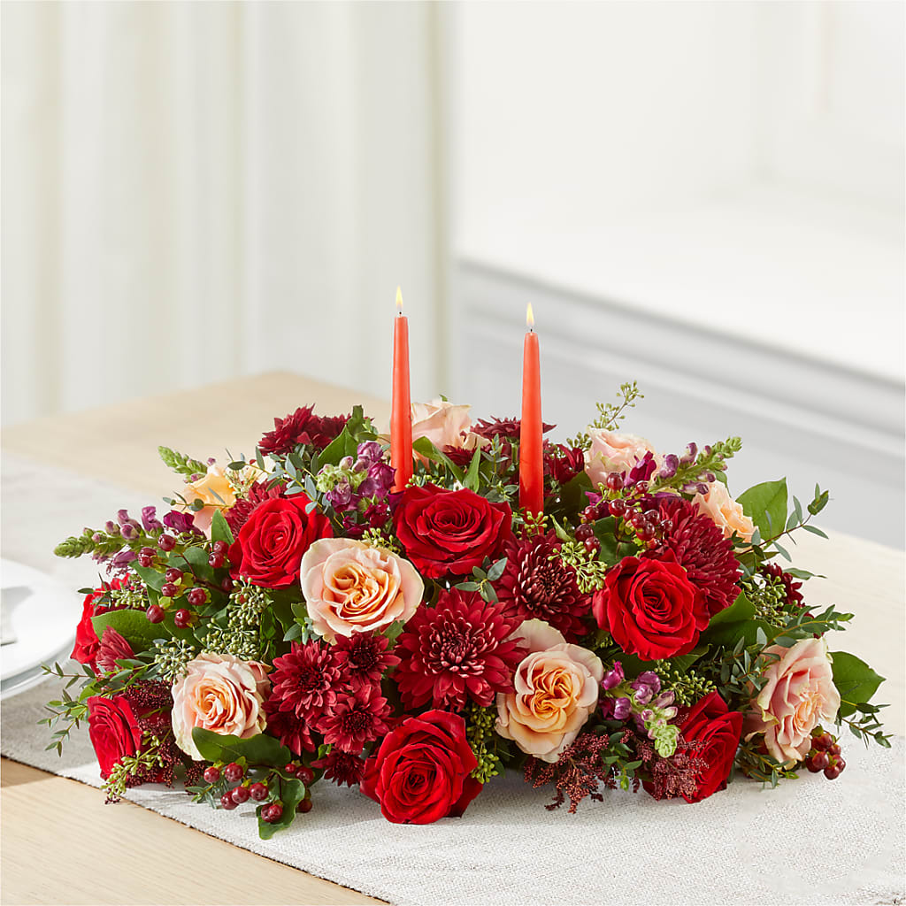 Most Thankful Centerpiece – MC SHANES FLORIST & GREENHOUSE INC, Belle Vernon PA