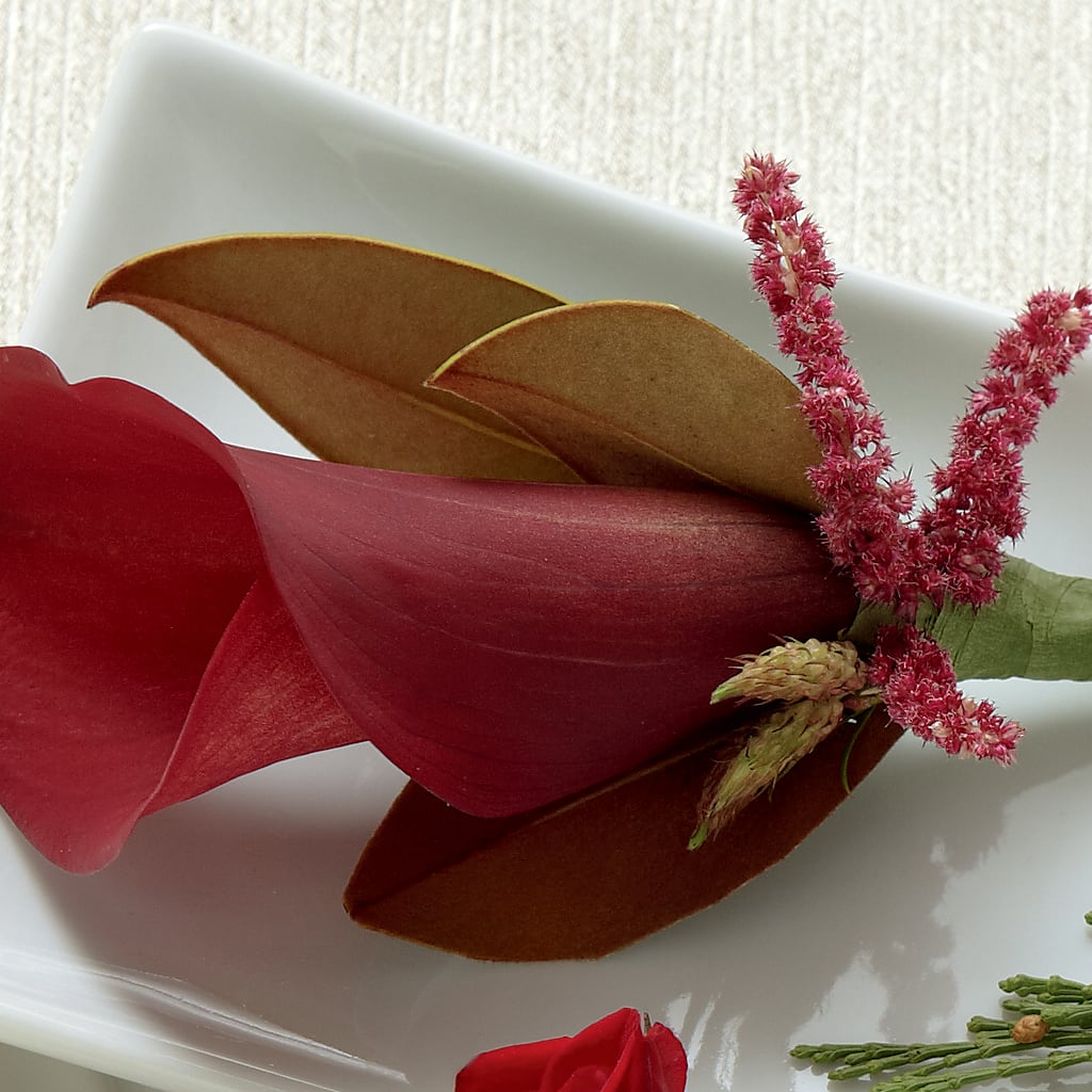 Red Calla Boutonniere – MC SHANES FLORIST & GREENHOUSE INC, Belle Vernon PA