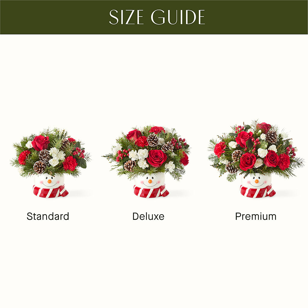 Jolly Snowman Bouquet – MC SHANES FLORIST & GREENHOUSE INC, Belle Vernon PA