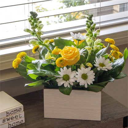 Sun Salutation Box Bouquet – MC SHANES FLORIST & GREENHOUSE INC, Belle Vernon PA