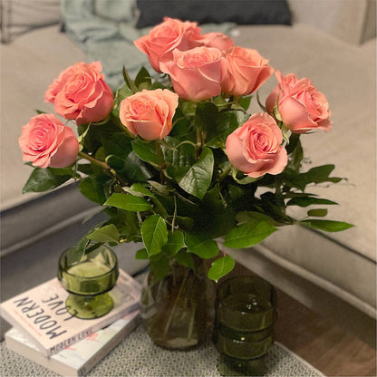 Long Stem Pink Rose Bouquet – MC SHANES FLORIST & GREENHOUSE INC, Belle Vernon PA
