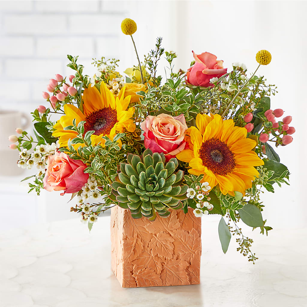 Sunflower Season Bouquet – MC SHANES FLORIST & GREENHOUSE INC, Belle Vernon PA