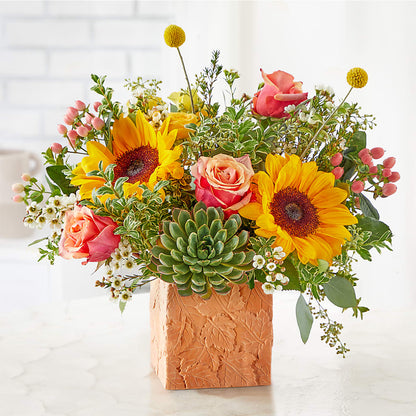 Sunflower Season Bouquet – MC SHANES FLORIST & GREENHOUSE INC, Belle Vernon PA