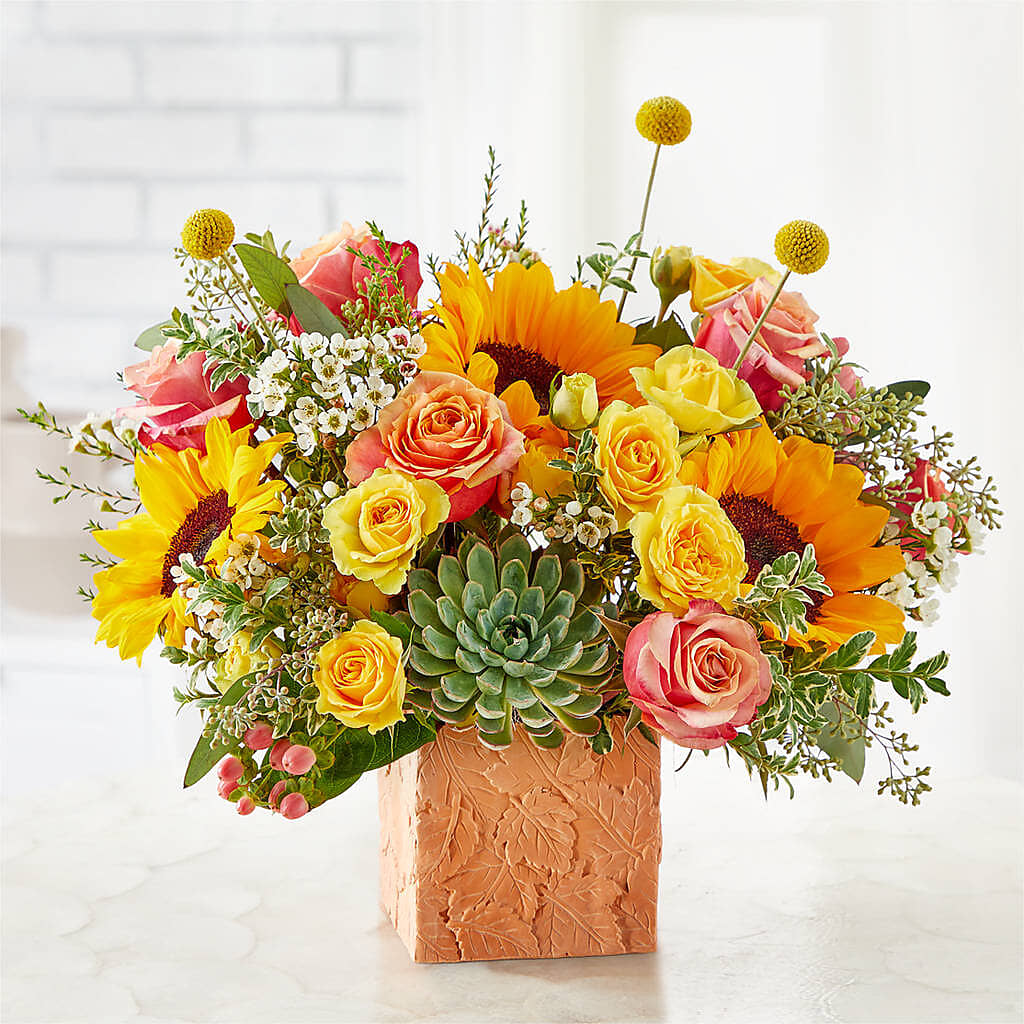 Sunflower Season Bouquet – MC SHANES FLORIST & GREENHOUSE INC, Belle Vernon PA