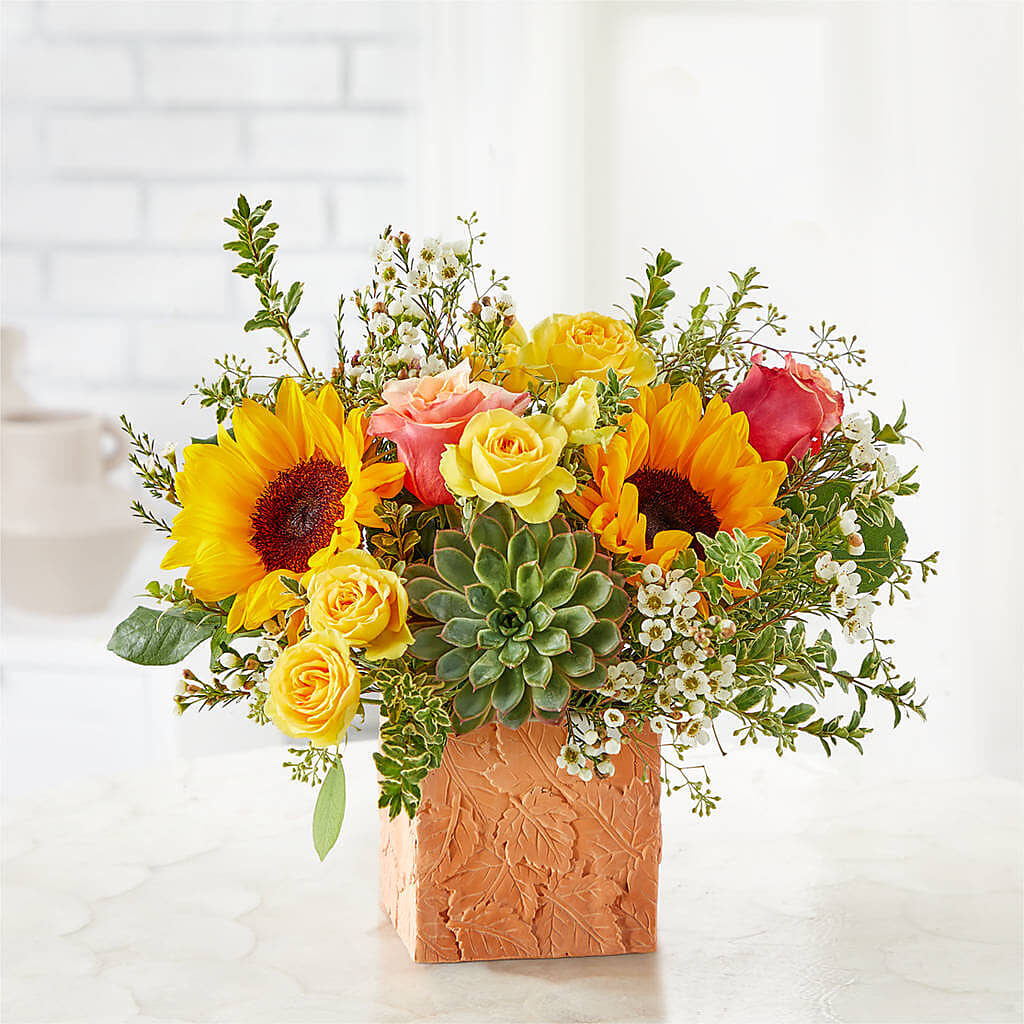 Sunflower Season Bouquet – MC SHANES FLORIST & GREENHOUSE INC, Belle Vernon PA