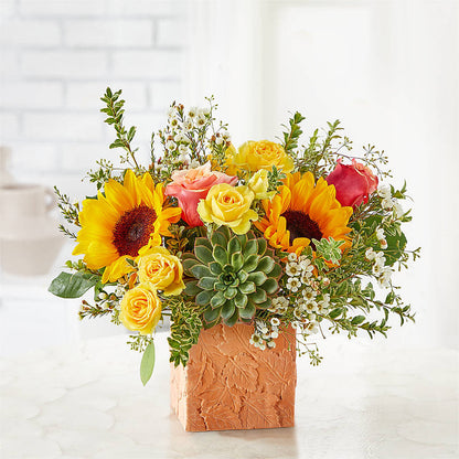 Sunflower Season Bouquet – MC SHANES FLORIST & GREENHOUSE INC, Belle Vernon PA
