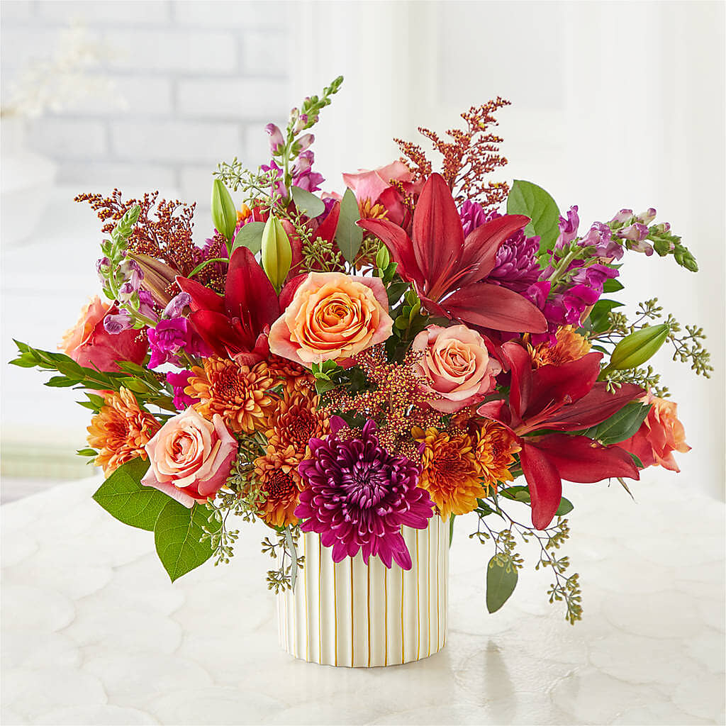 Burgundy Landscape Bouquet – MC SHANES FLORIST & GREENHOUSE INC, Belle Vernon PA