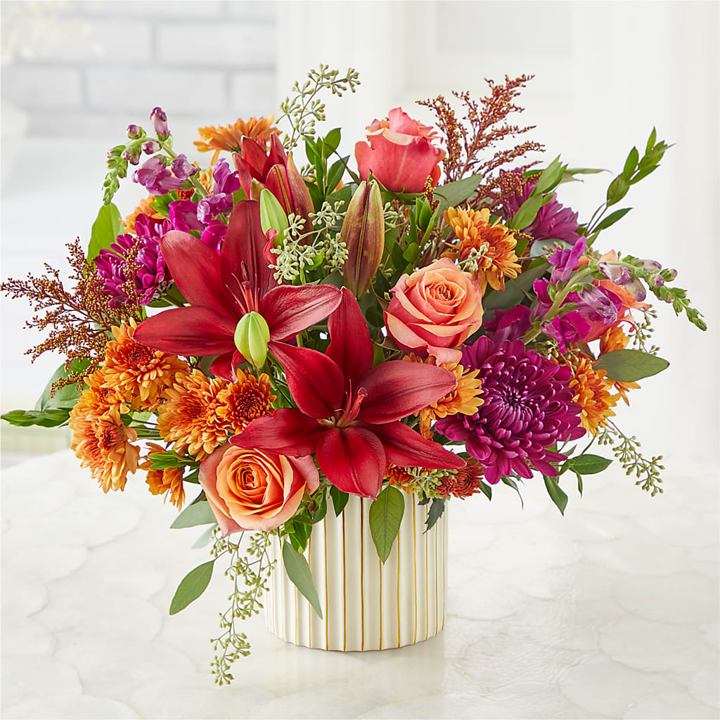 Burgundy Landscape Bouquet – MC SHANES FLORIST & GREENHOUSE INC, Belle Vernon PA