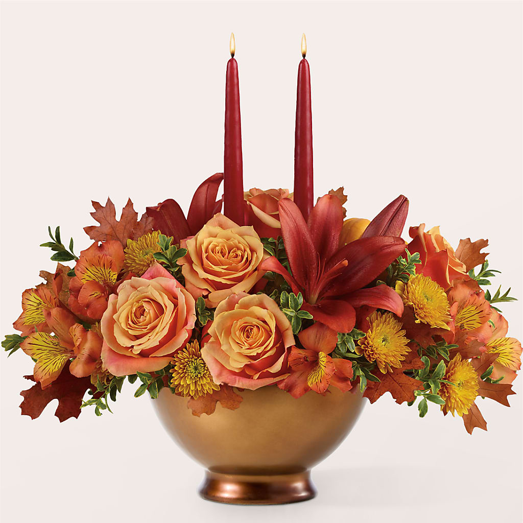 Harvest Table Centerpiece – MC SHANES FLORIST & GREENHOUSE INC, Belle Vernon PA