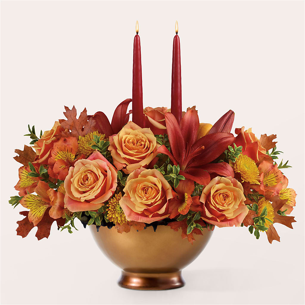 Harvest Table Centerpiece – MC SHANES FLORIST & GREENHOUSE INC, Belle Vernon PA