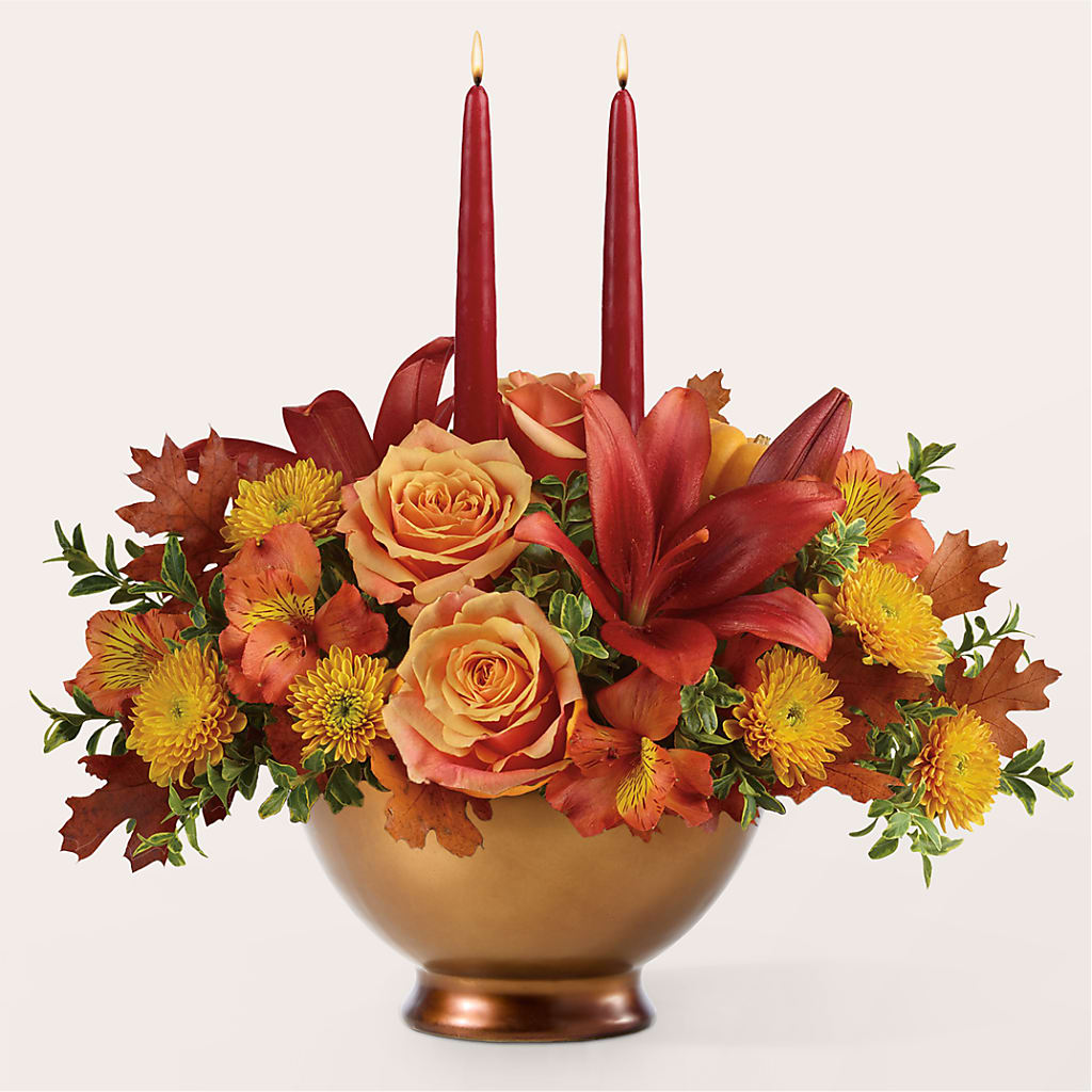 Harvest Table Centerpiece – MC SHANES FLORIST & GREENHOUSE INC, Belle Vernon PA