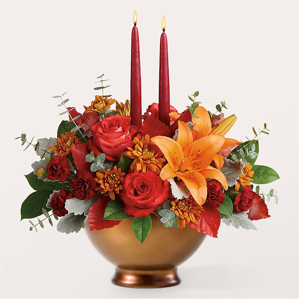 Fruits of Fall Centerpiece – MC SHANES FLORIST & GREENHOUSE INC, Belle Vernon PA