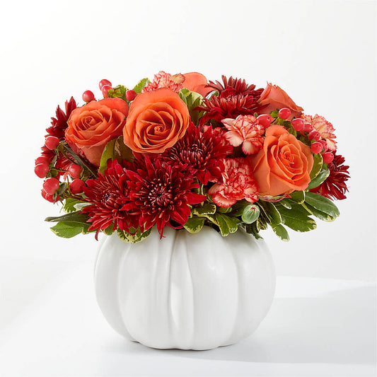 Autumn Air Pumpkin Bouquet – MC SHANES FLORIST & GREENHOUSE INC, Belle Vernon PA